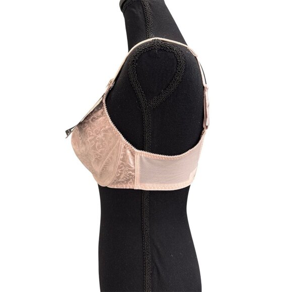 NWT Bali Satin Tracings Full-Figure Minimizer Bra DF3562 Size 36C Nude - Picture 4 of 7